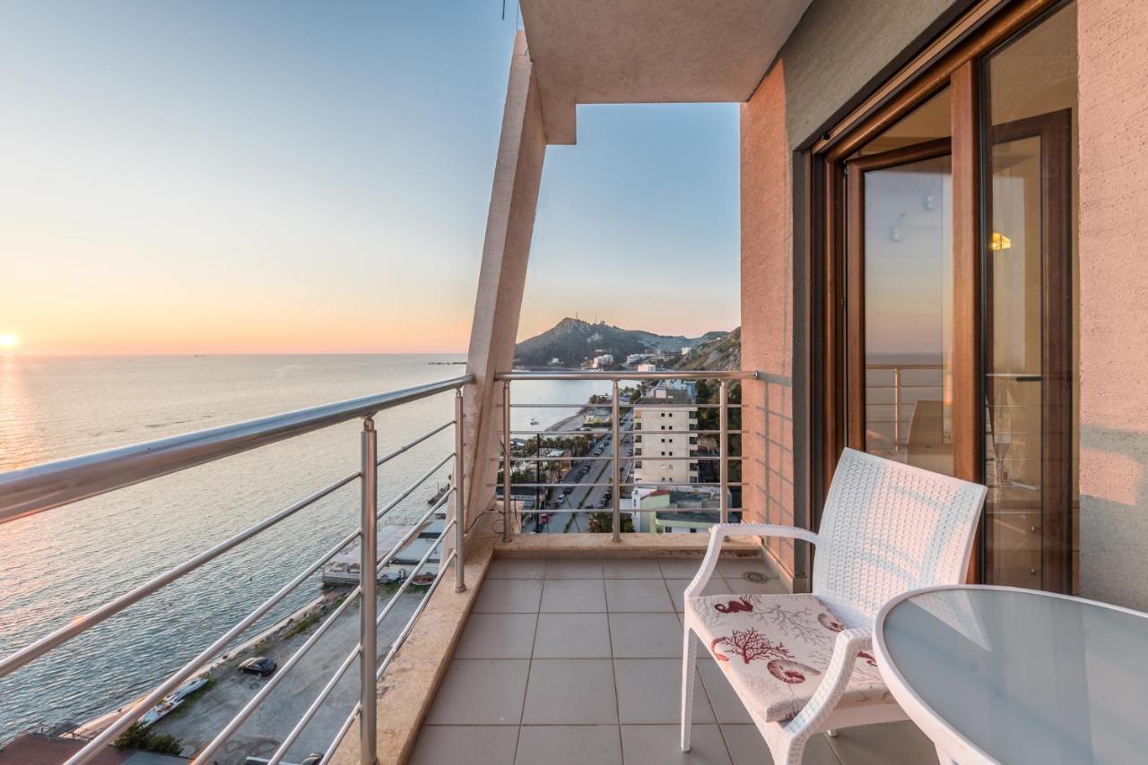 Blue Heaven -Full Sea View Brand New Apartment Durrës Kültér fotó